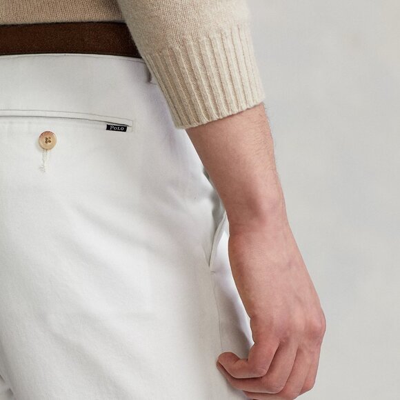 Polo Ralph Lauren Boys White Straight Leg Chino Classic Casual Cotton Pant Sz 14 - Picture 3 of 12